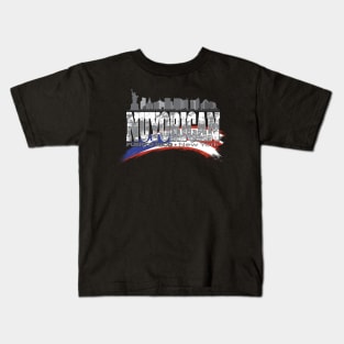 Nuyorican New York Puerto Rican Pride New Yorker Boriqua Puerto Rico Skyline Kids T-Shirt